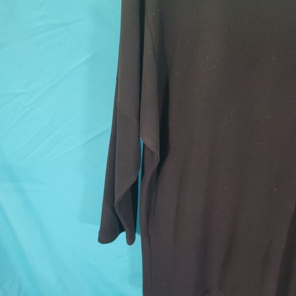 Chicos Womens Black Long Sleeve Top Size 0 - Picture 4 of 11